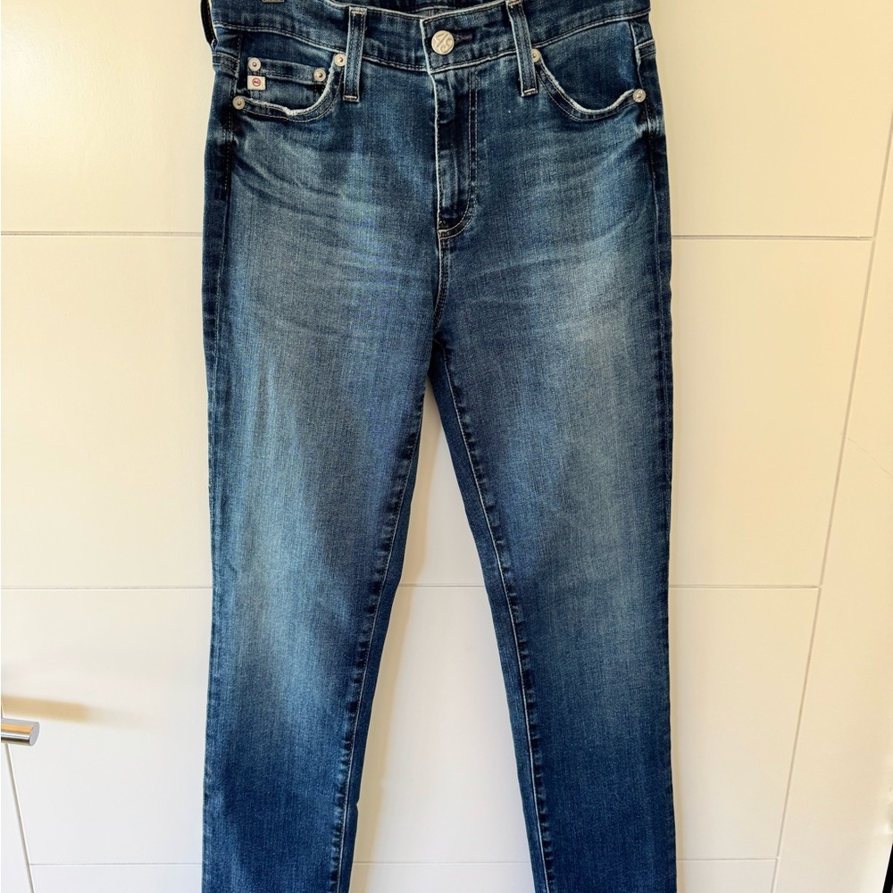 AG Adriano Goldschmied Dark Wash Skinny Jeans